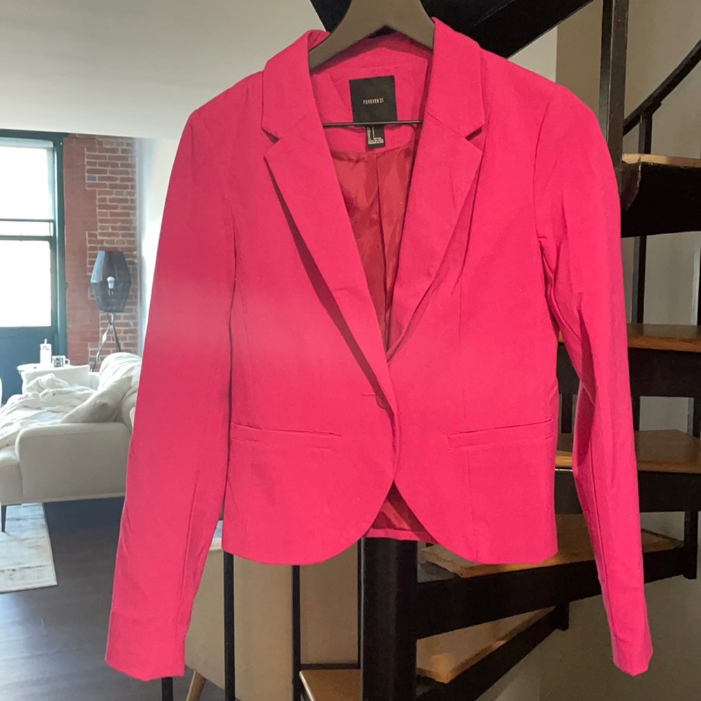Pink Forever 21 Blazer